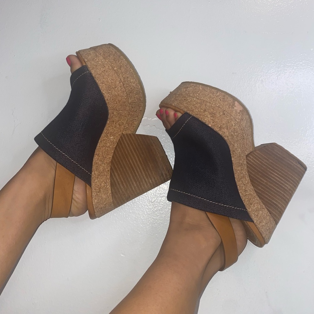 See By Chloe 70’s Brown platform heels. Worn once. Size 7.5